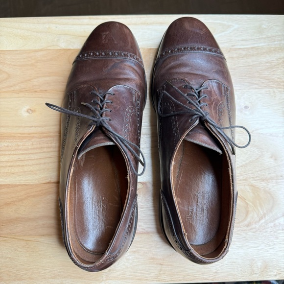 Allen Edmonds 10.5 Corporate Casuals Saddle Shoes - Picture 9 of 10